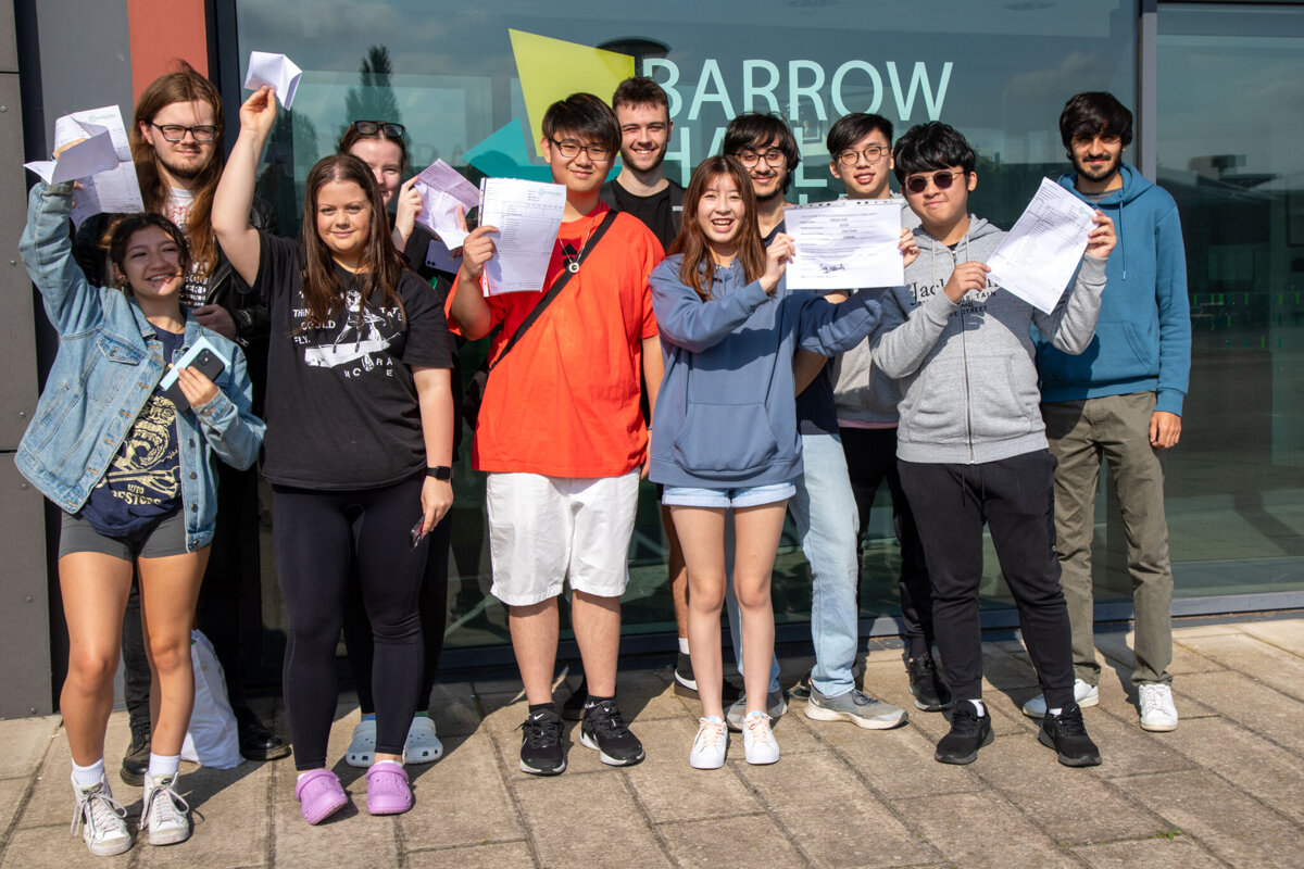 Image of Celebrating success on Level 3 Results Day