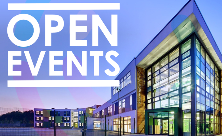 Image of Open Events across our schools